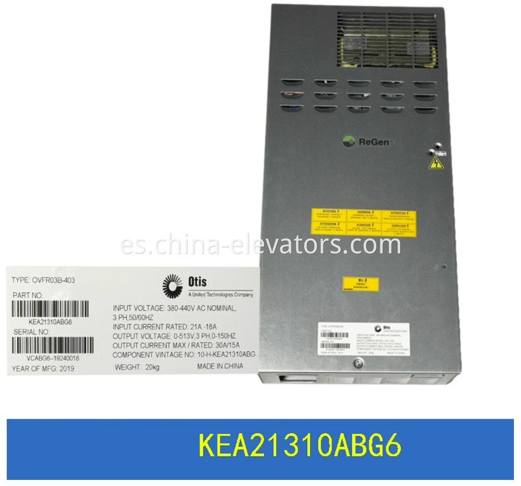 Otis Elevator ReGen Drive KEA21310ABG6 / OVFR03B-403